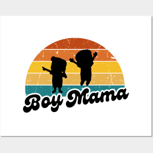 Boy Mama Retro Vintage Mama Posters and Art